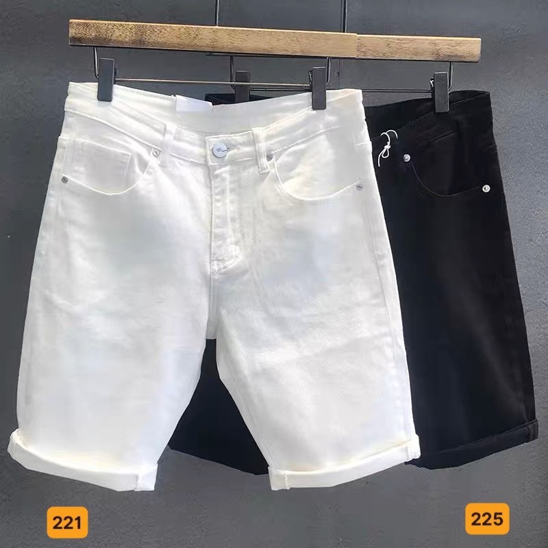 Quần short jean chất bò co giãn- quần lửng nam nhiều mẫu thời trang PN ms204