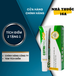 COTRIPRO GEL - KEM BÔI TRĨ, GIẢM ĐAU RÁT & LÀM MÁT CHỖ VIÊM DO TRĨ