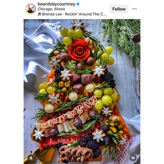 Thớt gỗ, Cheese platter hình cây thông