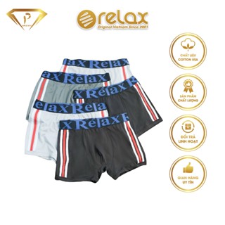 Quần lót đùi RELAX thun mát cao cấp boxer trunk rltk007 mặc bơi