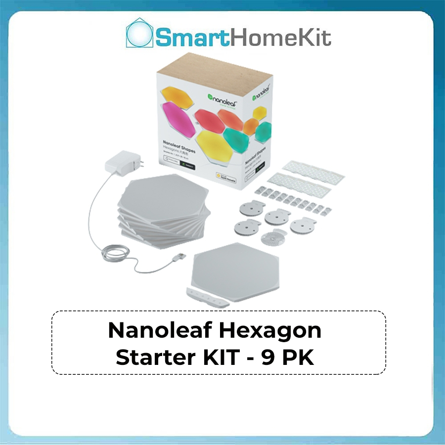 Nanoleaf Hexagon Shapes lục giác | Đèn lắp ghép cao cấp 16 triệu màu thông minh