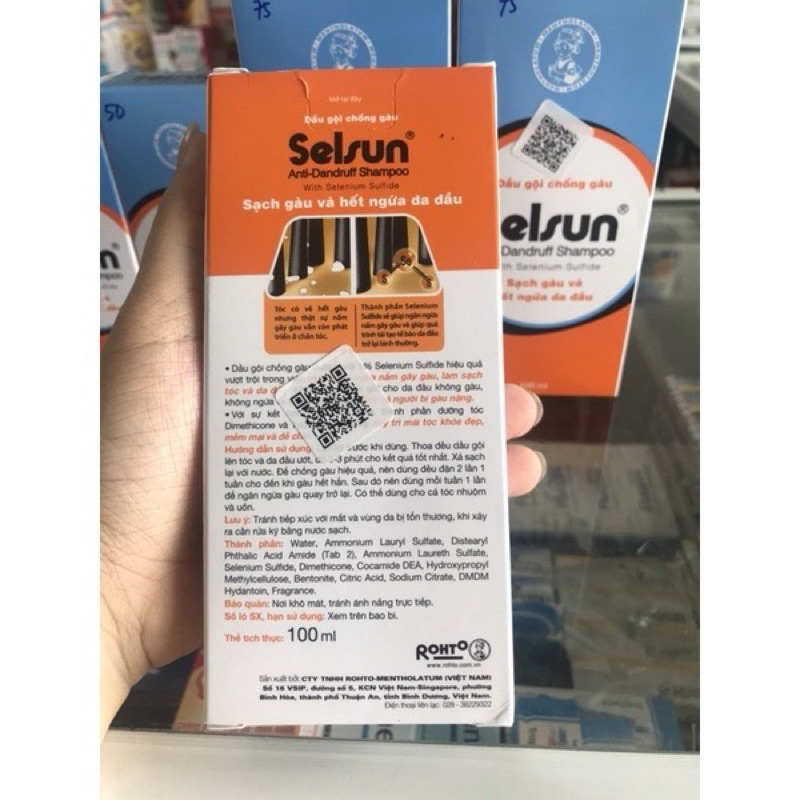 Dầu Gội Chống Gàu Selsun  - Sạch Gàu Hết Ngữa Da Đầu