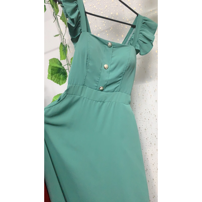 Đầm cánh tiên phối nút