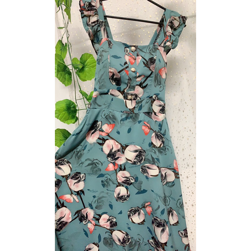 Đầm cánh tiên phối nút