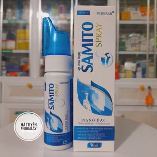 Xịt vệ sinh mũi SAMITO nano bạc- 70ml