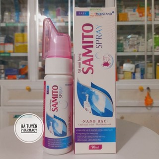 Xịt vệ sinh mũi SAMITO nano bạc- 70ml