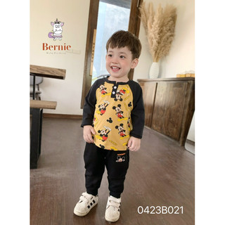 (8-23kg) Set Bộ Cotton Dài Tay Mickey