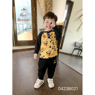 (8-23kg) Set Bộ Cotton Dài Tay Mickey