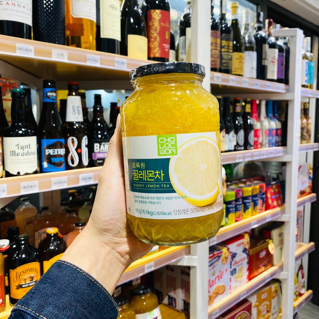 Mật ong chanh Hàn Quốc lọ 1KG- Giảm ho hiệu quả - Hàng nhập khẩu chính hãng