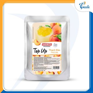 Andros top up thạch đào túi 1kg