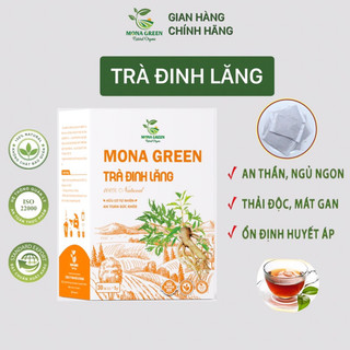 Trà đinh lăng- trà thảo mộc ngủ ngon mona green 30 túi lọc/ hộp