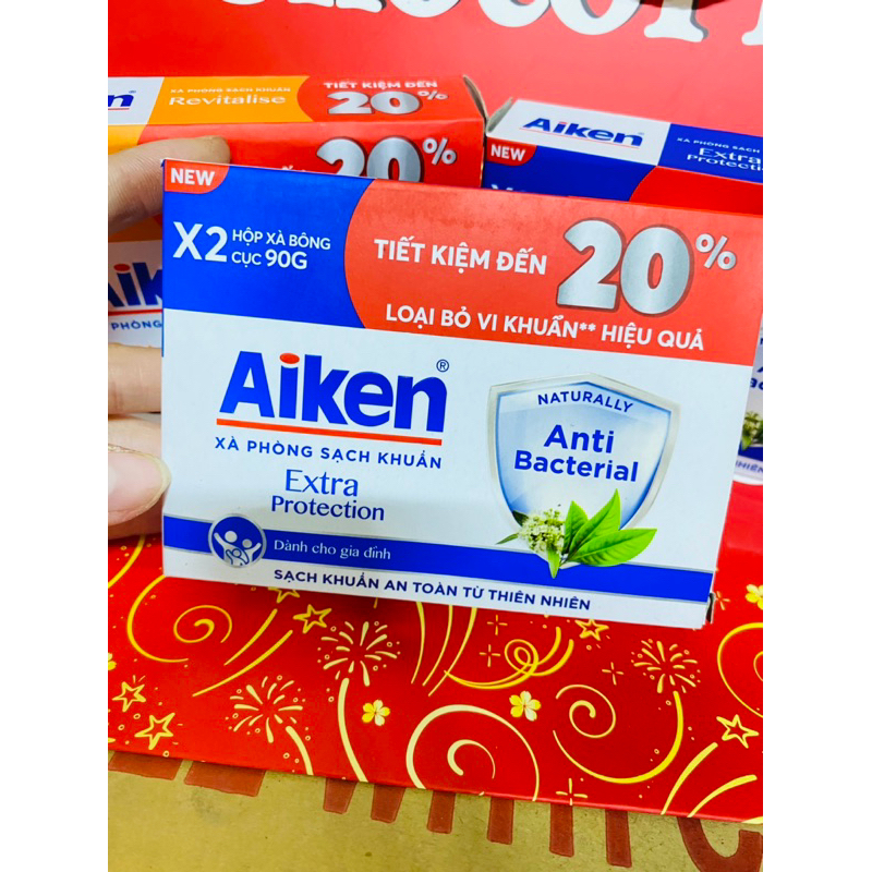 Xà Phòng Sạch Khuẩn Aiken 120g/180g