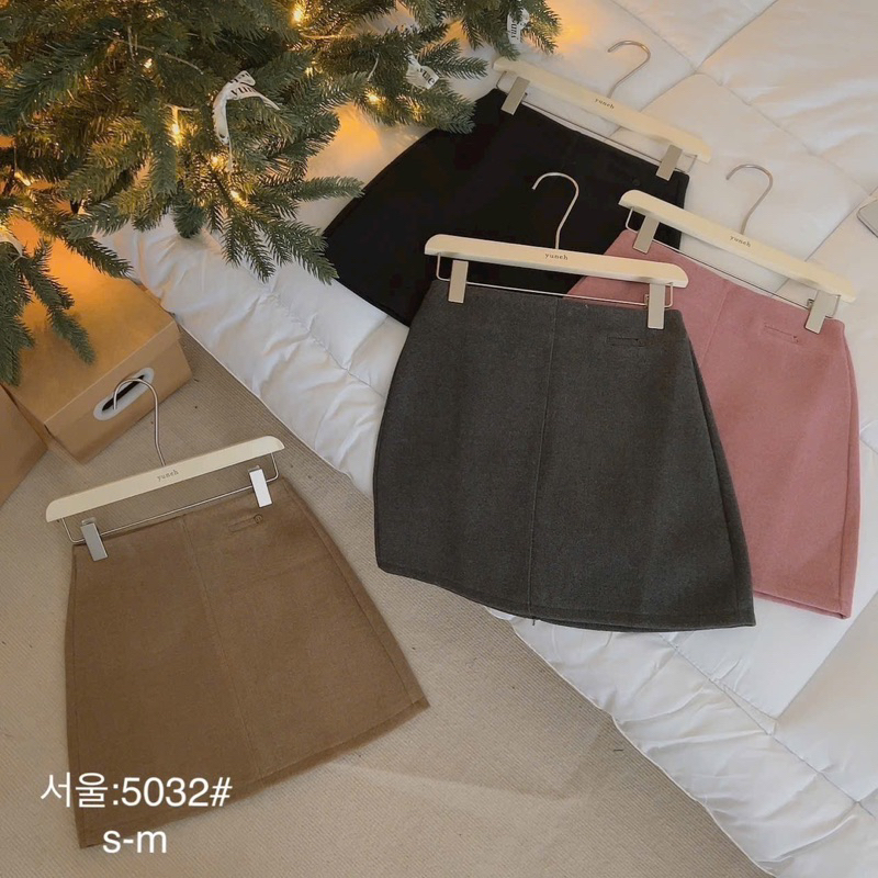 Chân váy dạ trơn