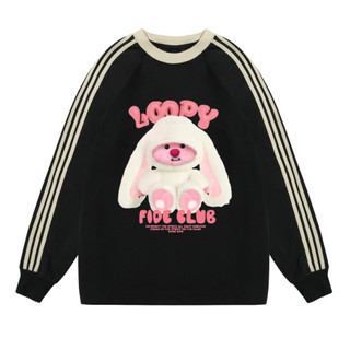 Áo sweater vender, áo nỉ sweater hình gấu loopy chất nỉ da cá form rộng-ni-15