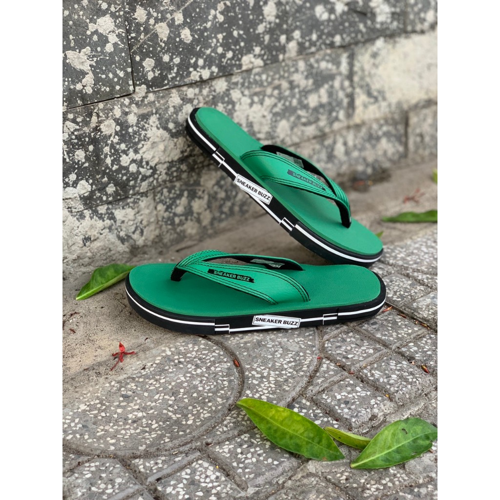 [ 2M Sneaker ] - Dép Sneaker Buzz Xanh Đế Mới Chính Hãng