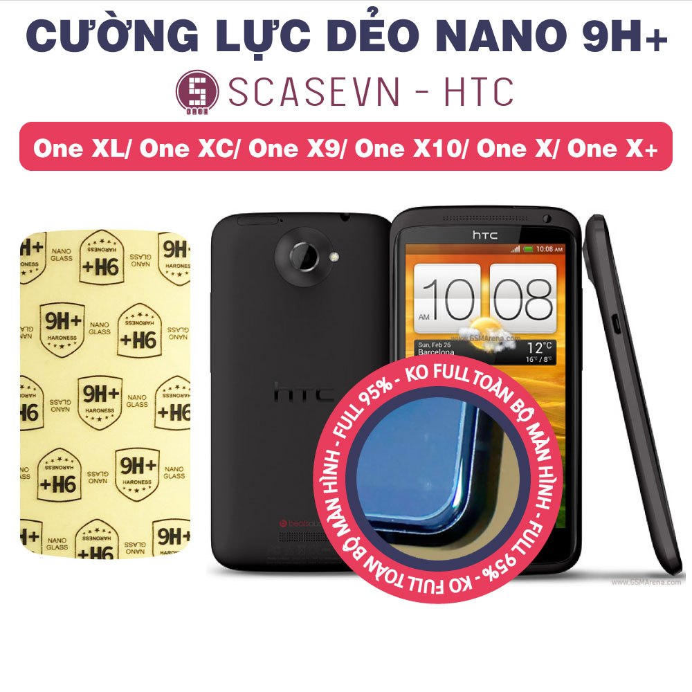 Cường Lực Dẻo Nano Trong Suốt HTC One XL/ One XC/ One X9/ One X10/ One X/ One X+