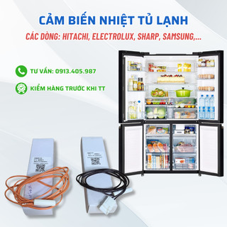 Cảm biến nhiệt tủ lạnh hitachi, sharp, samsung, electrolux, sensor cảm biến nhiệt độ tủ lạnh các dòng