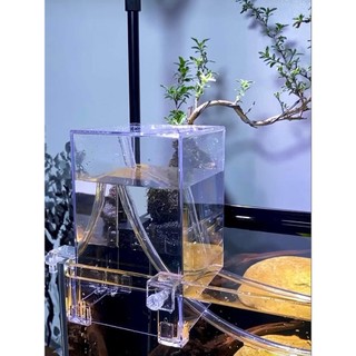 Hồ cá úp ngược, hồ cá bay vooline trang trí bể 12x13x19cm