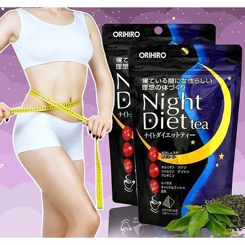 Trà giảm cân đẹp da ban đêm Orihiro Night Diet Tea 20gói/1túi Nhật