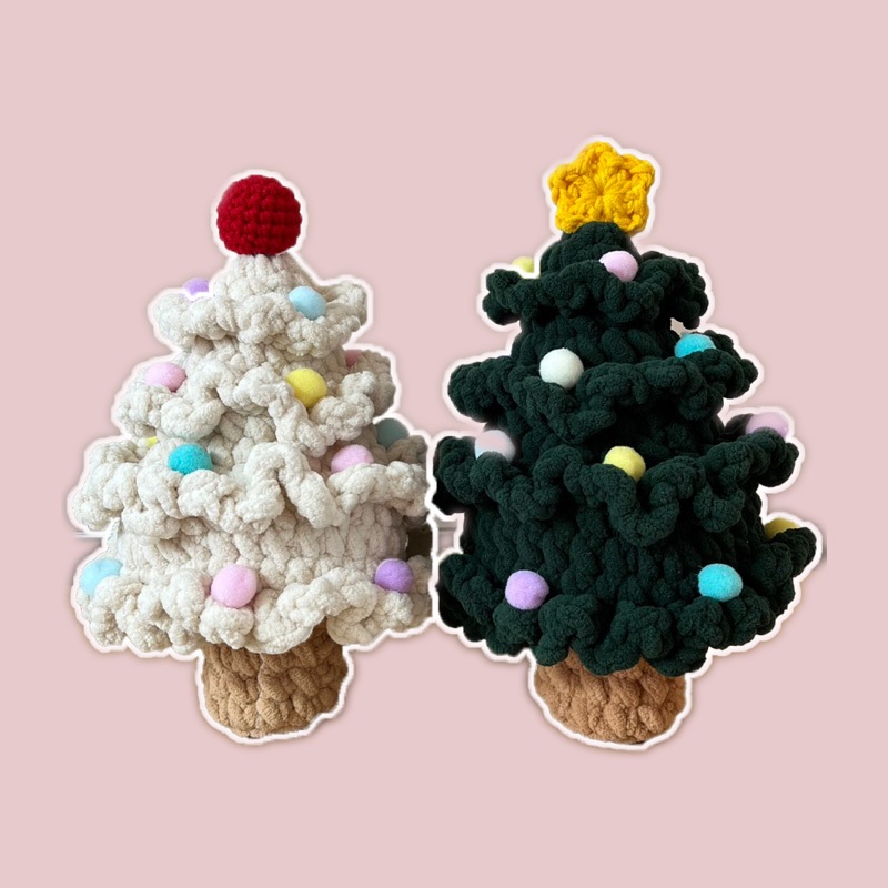 Cây Thông Noel Len Nhung Đũa Dịp Giáng Sinh Siêu Xinh