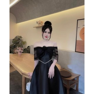 ĐẦM TAPTA PHỐI LƯỚI ĐÁ EO ĐI CHƠI, ĐI TIỆC