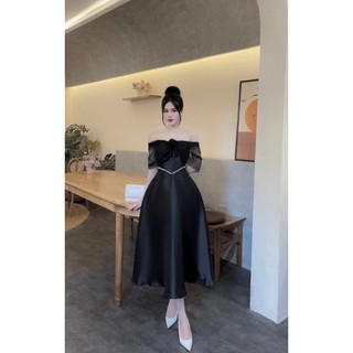 ĐẦM TAPTA PHỐI LƯỚI ĐÁ EO ĐI CHƠI, ĐI TIỆC
