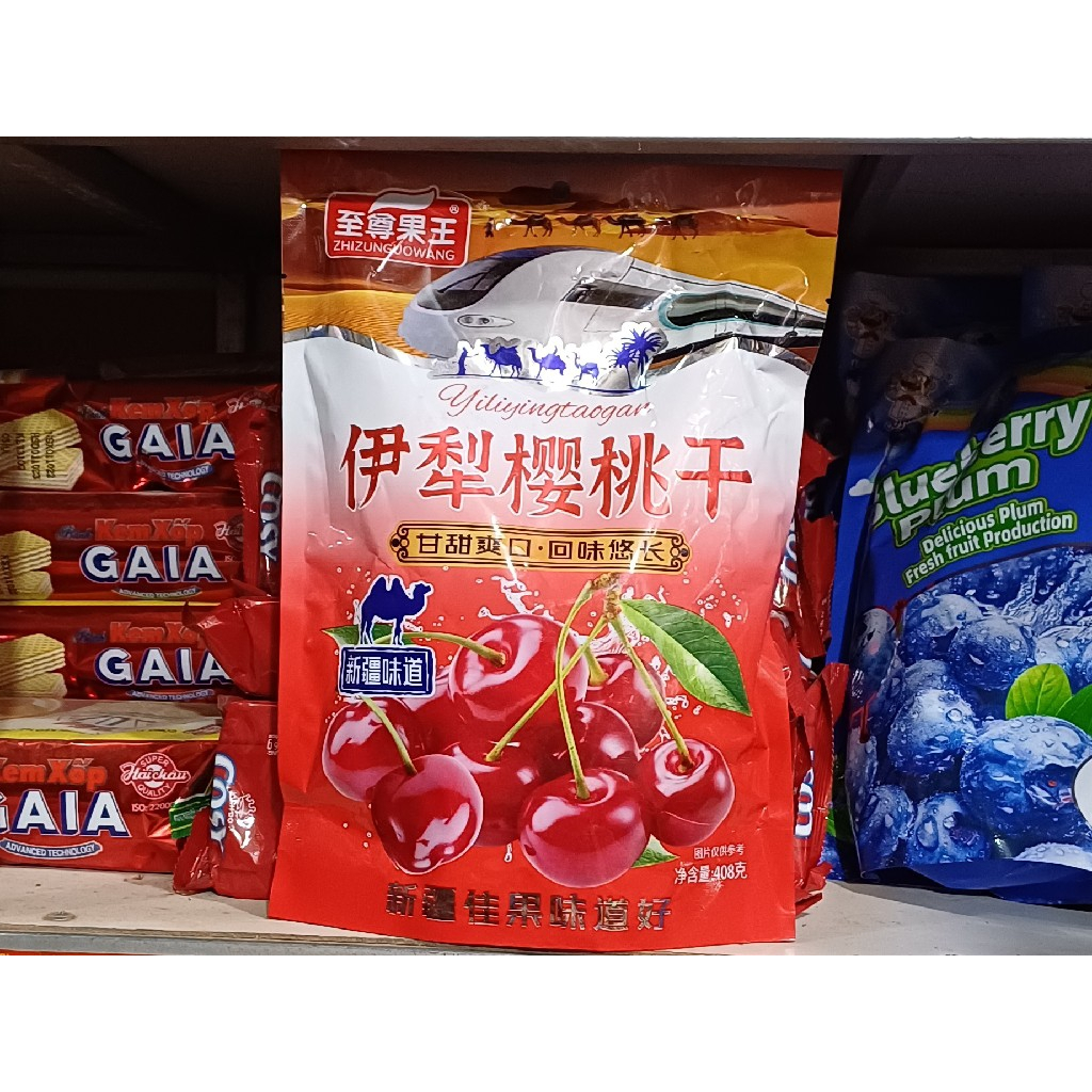 Ô mai cherry việt quất gói 408gr chua ngọt siêu ngon