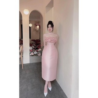 ĐẦM TAPTA ÔM BÈO CƯỜM NGỰC DÂY CỔ ĐI CHƠI ĐI TIỆC