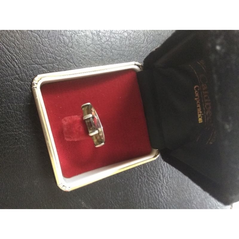 Nhẫn bạc đá khói