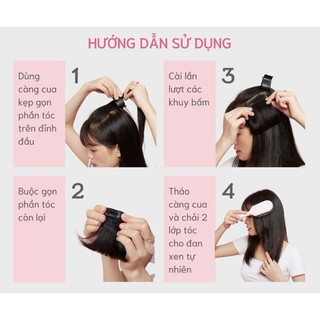 [TÓC GIẢ SIÊU CẤP] KẸP PHÍM TÓC MINI LÀM PHỒNG TÓC TÀNG HÌNH