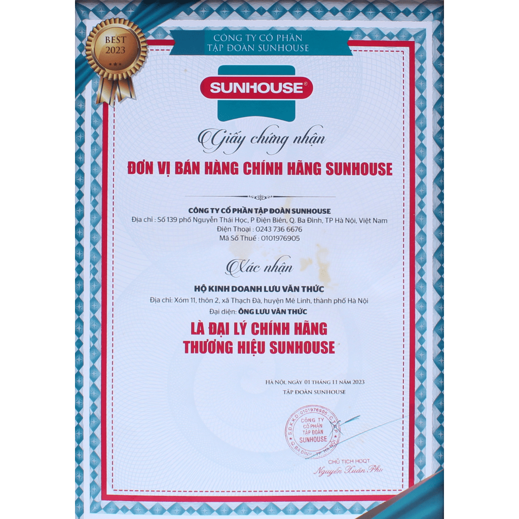 Lõi lọc nước số 1 SUNHOUSE SHRLL1  - Hàng chính hãng