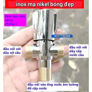 van T inox ( van chia nước)