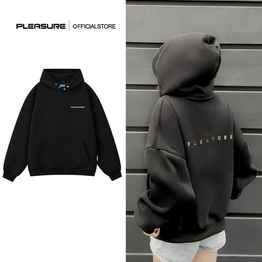 Áo hoodie form rộng mũ 2 lớp tay phồng chất nỉ bông 100%cotton premium PL05.