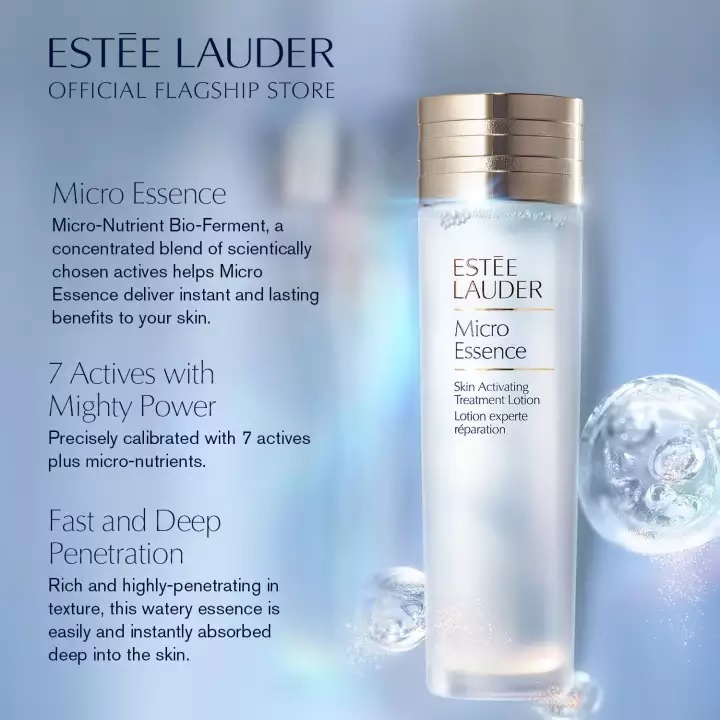 Nước Thần Estee Lauder Micro Essence Skin Activating Treatment Lotion dung tích 30ml 100ml và 200ml