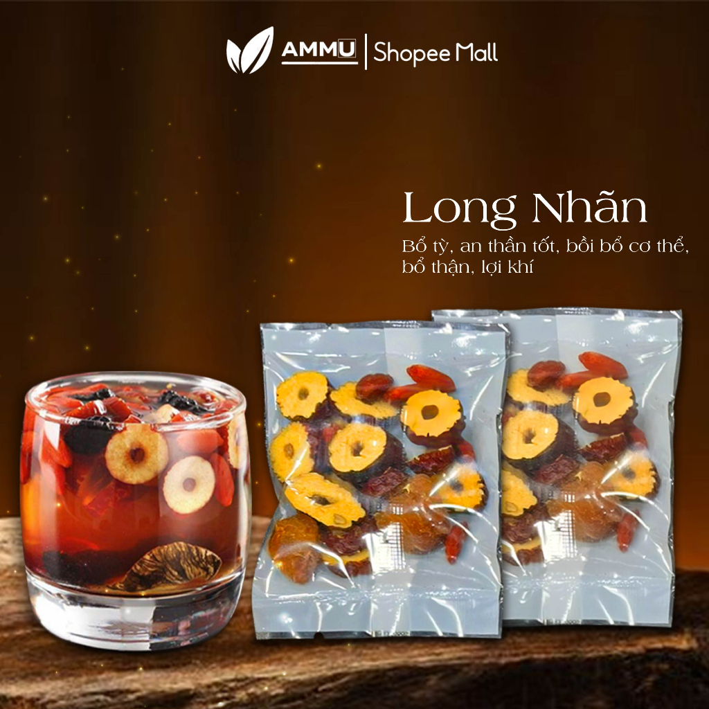 Trà dưỡng nhan hoa thảo mộc ammu mix 8 vị giúp thanh lọc cơ thể