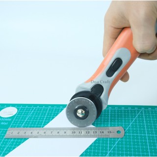 Dao cắt lưỡi tròn 45mm (cắt giấy vải, da, thun, mex v.v) [Dừa Craft]