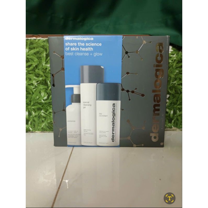 Bộ ba tẩy trang,sữa rửa mặt,tẩy da chết Dermalogica