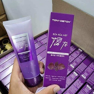 Sữa rửa mặt tía tô tonydetox - 120ml.