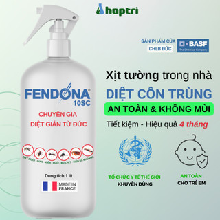 Xịt tường diệt và phòng muỗi, côn trùng Fendona 10SC 5ml pha 1 lít không mùi, hiệu quả 6 tháng Hợp Trí