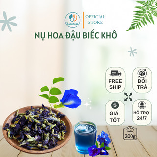Hoa đậu biếc khô 200g thượng hạng dùng pha tra, nấu ăn