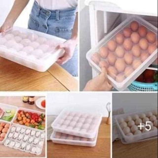 { HÀNG CAO CẤP} Hộp để trứng 1 tầng 24 ô tiện dụng VIỆT NHẬT