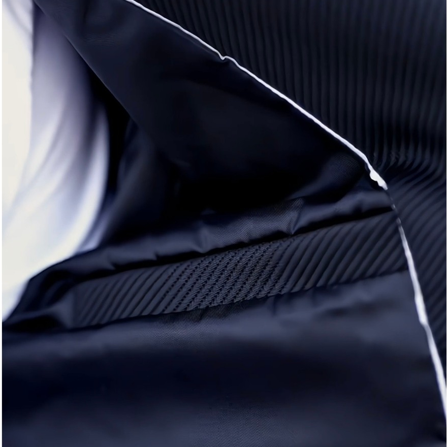 Áo khoác varsity nam chất cotton xốp Hàn dày dặn cao cấp phối viền thời trang năng động