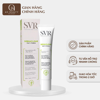 [CHÍNH HÃNG] Kem Dưỡng SVR MAT + PORES Giảm Mụn, Kiểm Soát Lượng Dầu, Se Khít Lỗ Chân Lông  40ml