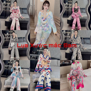 Pijama lụa xước Sam, Sarah HT cao cấp