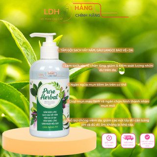 Tắm gội dược liệu sạch vẩy nấm, gàu, bảo vệ+ da ngừa mụn lưng 250ml cho nam
