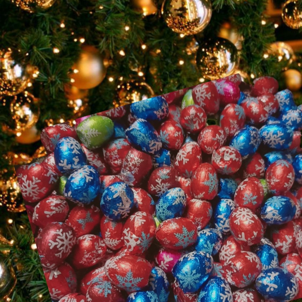 100g  kẹo socola giáng sinh , kẹo socola noel dành cho mùa lễ hội