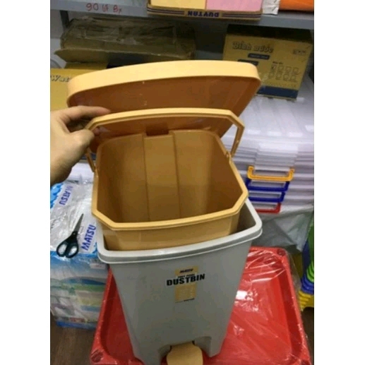 Thùng rác đạp Matsu Nhí nhựa Duy Tân an toàn bền chắc, phù hợp mọi không gian gia đình, văn phòng