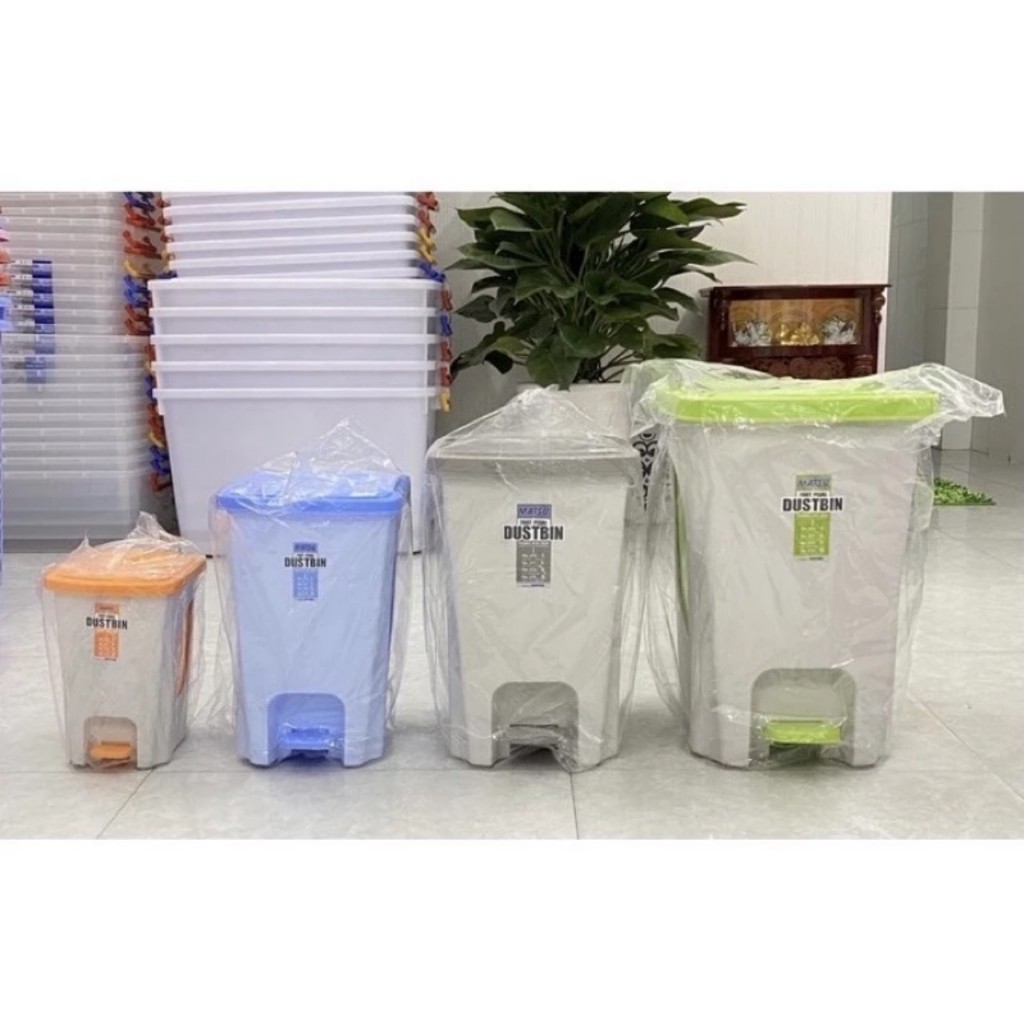 Thùng rác đạp Matsu Nhí nhựa Duy Tân an toàn bền chắc, phù hợp mọi không gian gia đình, văn phòng