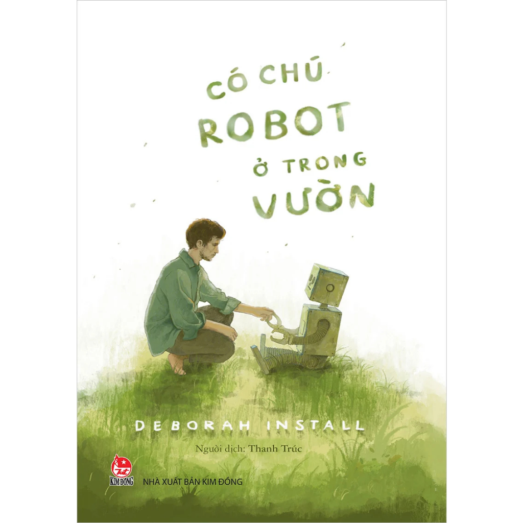 Sách - Có chú robot ở trong vườn