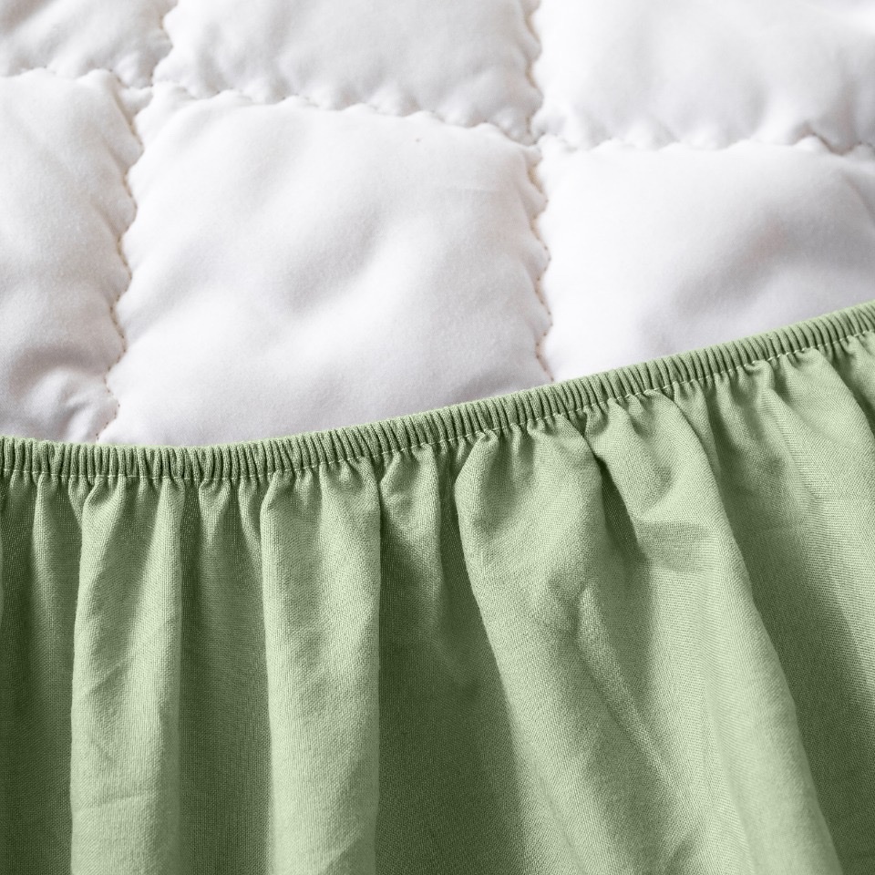 Bộ Ga Gối Cotton Thô Linen Trần Bông Dày Dặn,Trải Lên Giường Căng Phẳng Giảm Nhăn Xô Khi Nằm